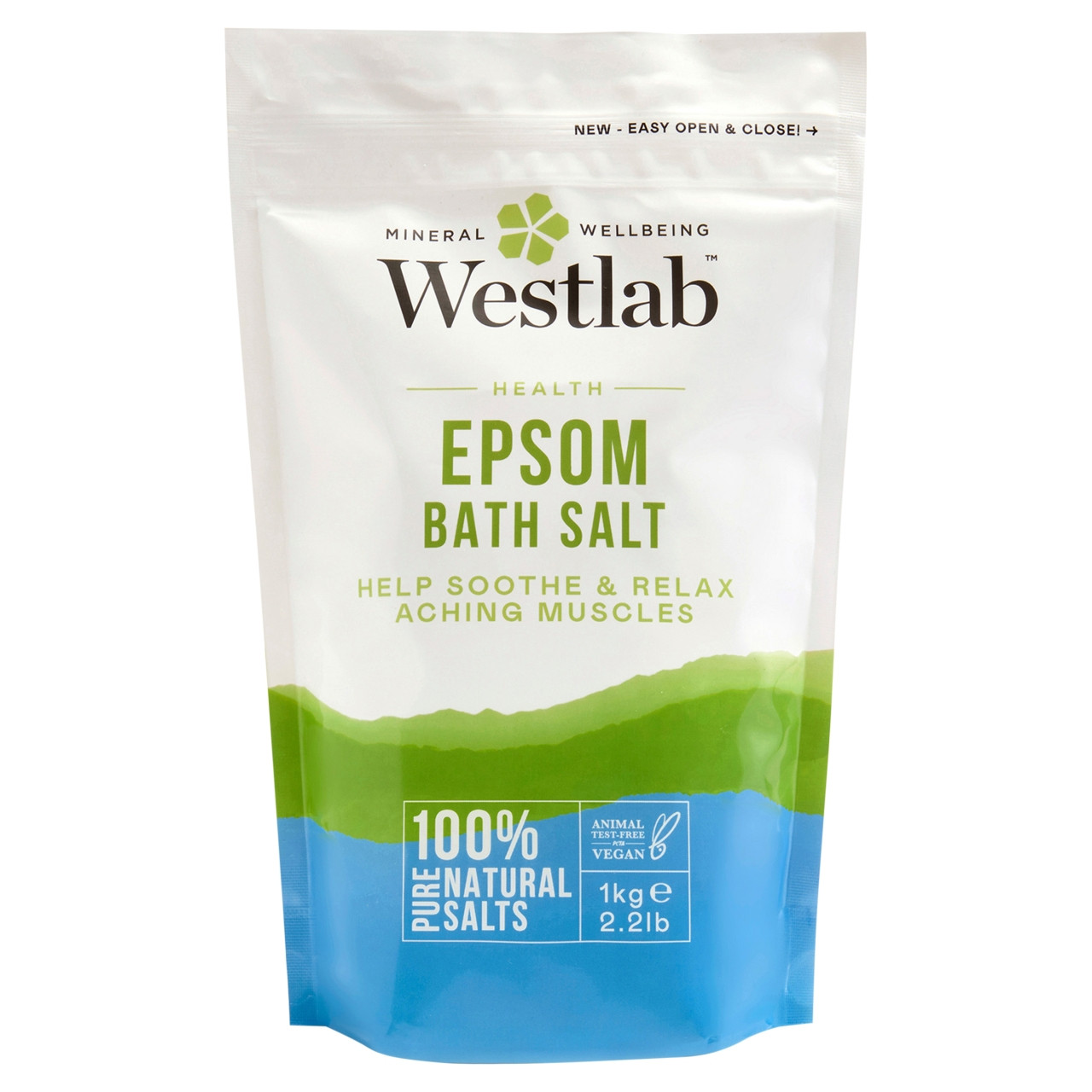 Click to view product details and reviews for Westlab Epsom Salts 1kg.