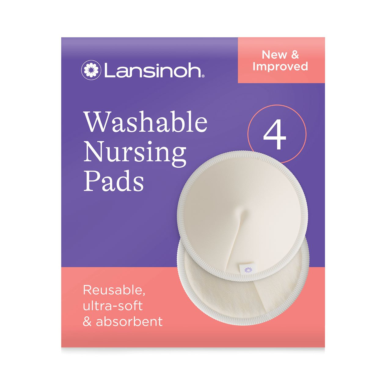 Click to view product details and reviews for Lansinoh Washable Nursing Pads 4 Pack.