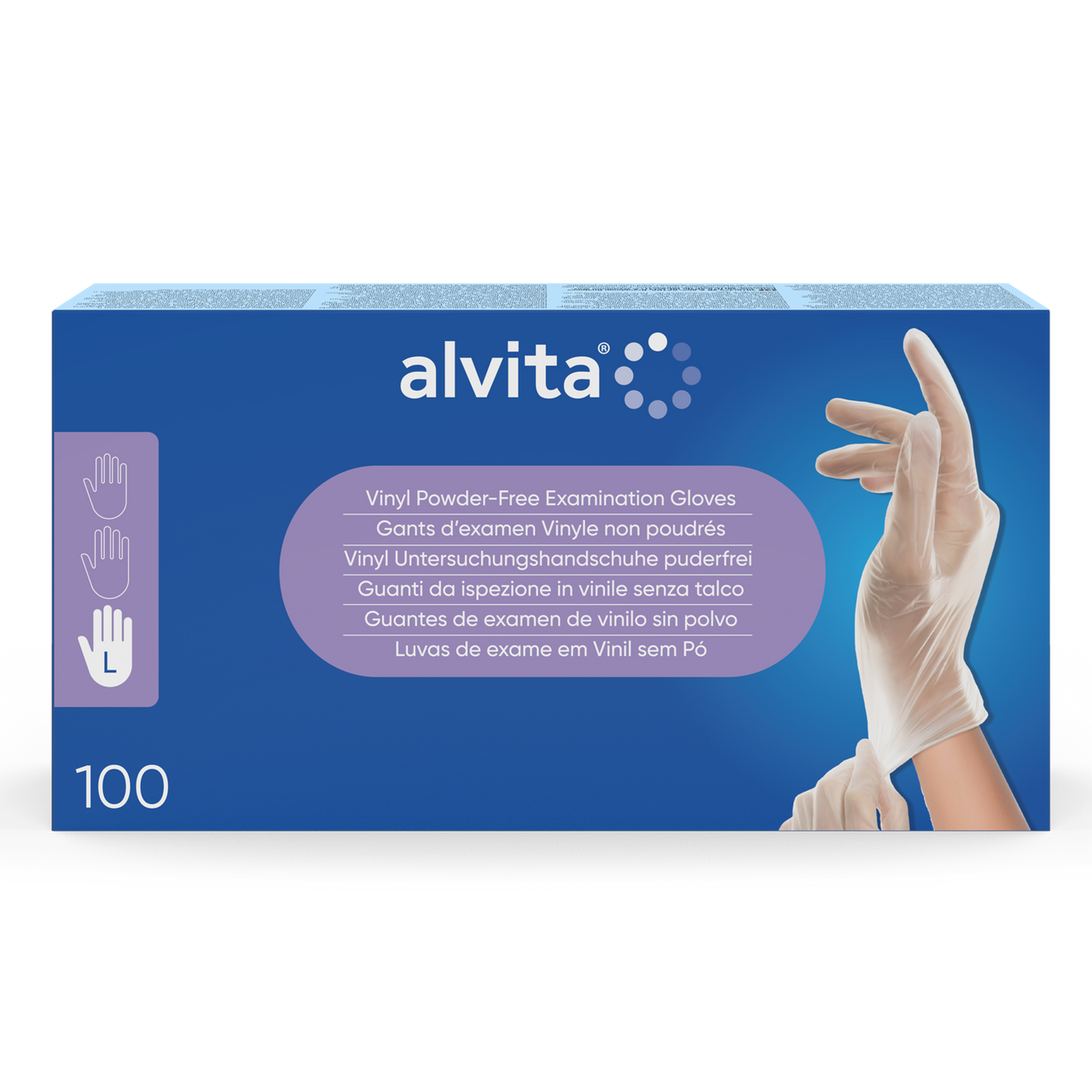 Click to view product details and reviews for Alvita Gloves Vinyl Powder Free L 100.
