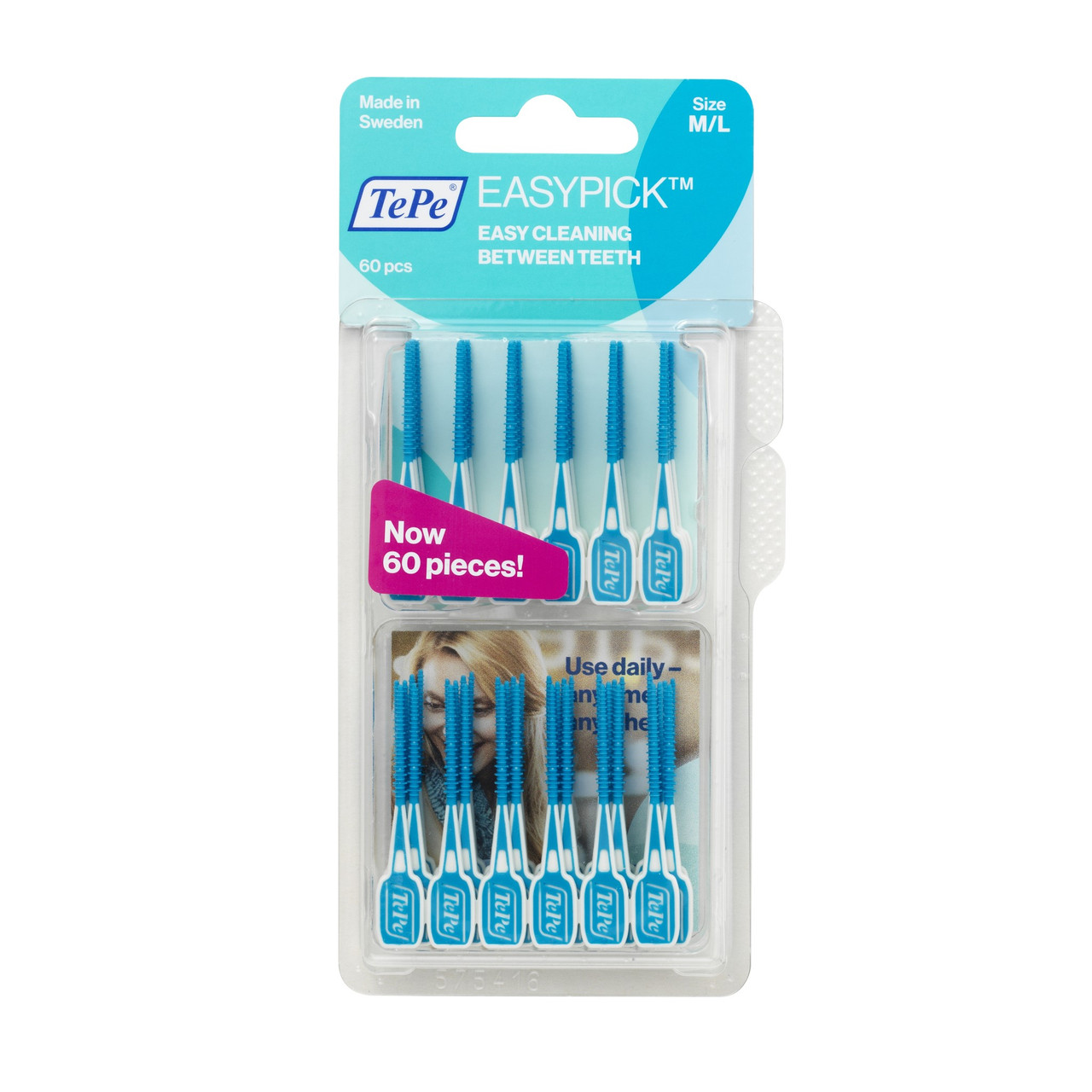 Click to view product details and reviews for Tepe Easypick Toothpick Medium Large 60 Pieces. Click to view product details and reviews for Tepe Easypick Toothpick Medium Large 60 Pieces.
