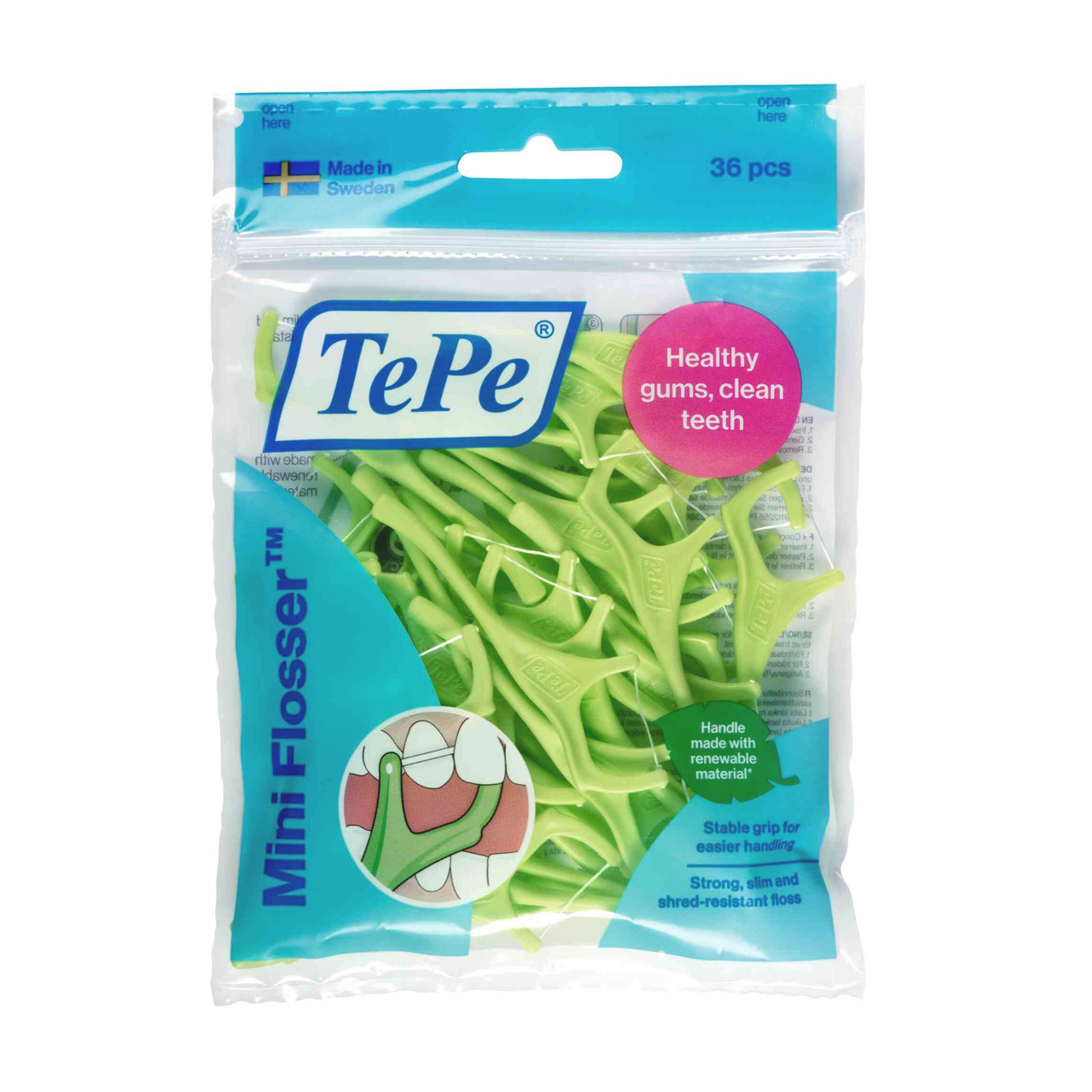 Click to view product details and reviews for Tepe Good Mini Flossers 36 Pieces.