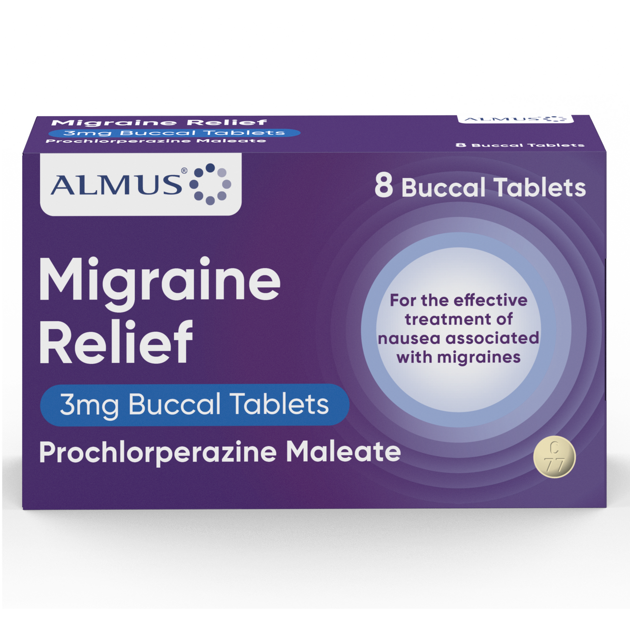 Click to view product details and reviews for Almus Migraine Buccal 3mg Tabs 8 Tablet.
