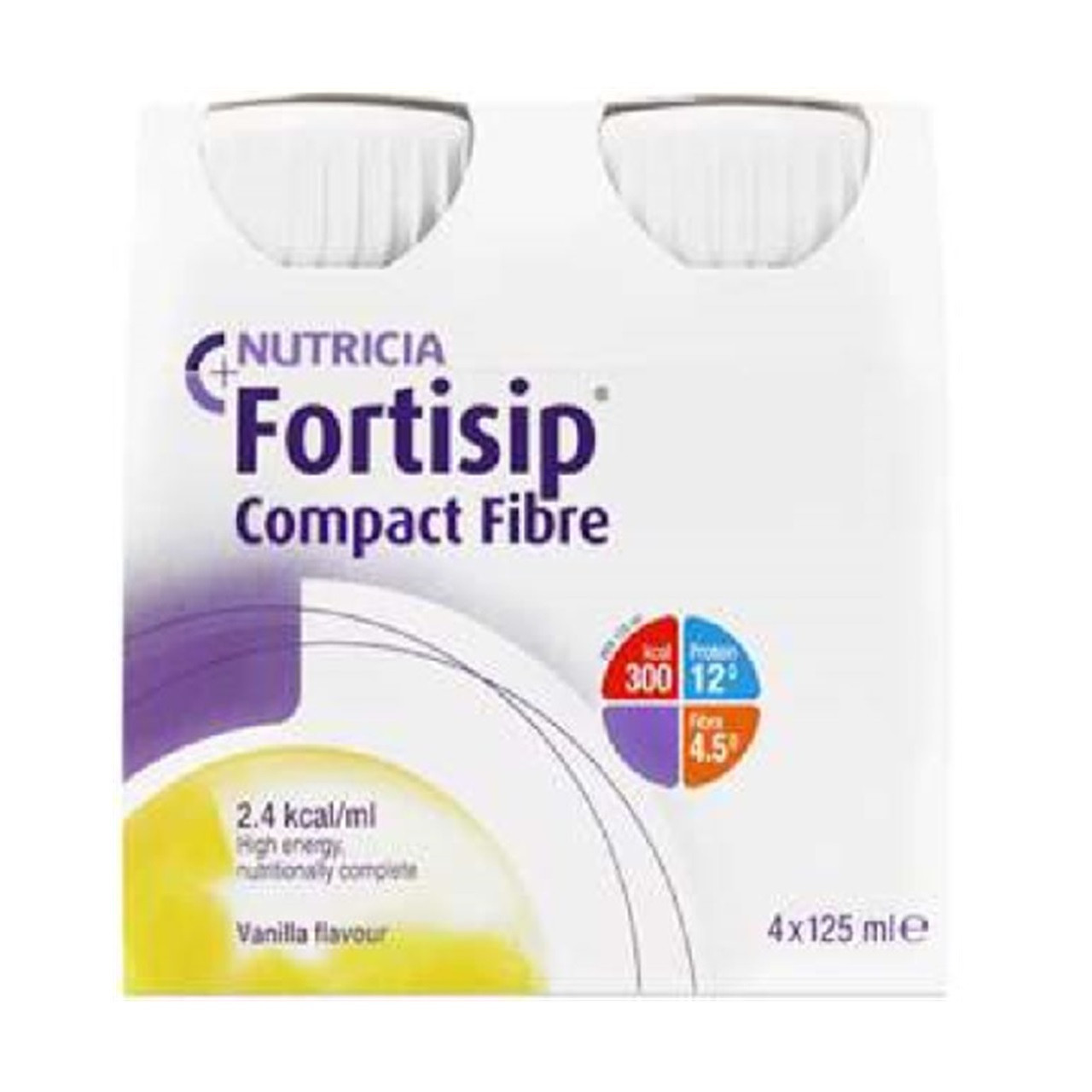 Click to view product details and reviews for Fortisip Compact Fibre Liquid Vanilla 4x125ml. Click to view product details and reviews for Fortisip Compact Fibre Liquid Vanilla 4x125ml.