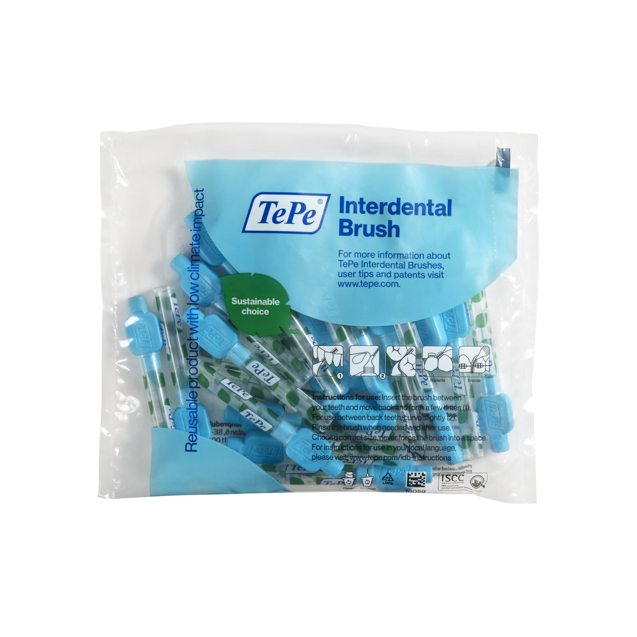 TePe Interdental Brushes Original Blue 20 x 0.6mm Brushes