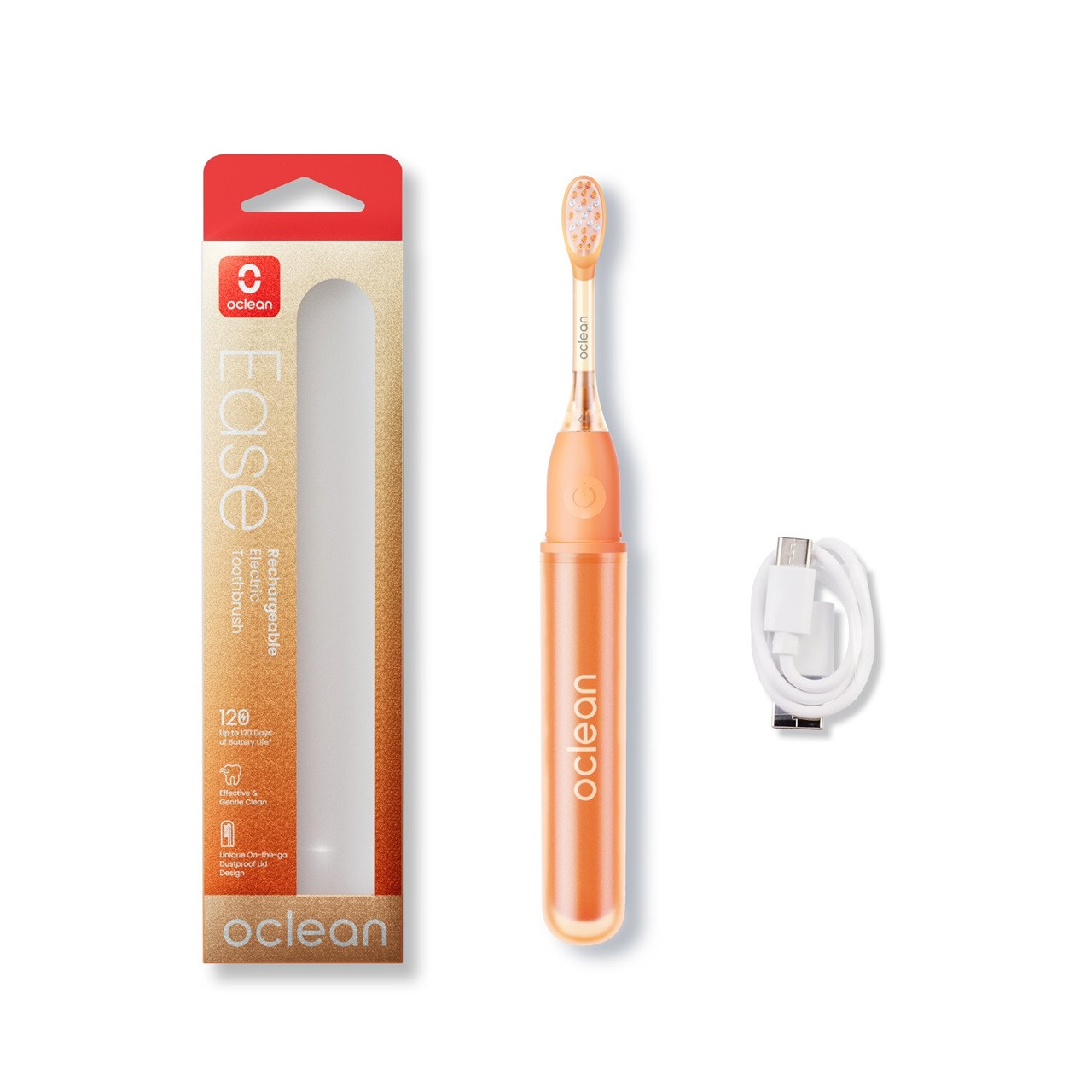 Oclean Ease Rechargeable Electric Toothbrush Orange
