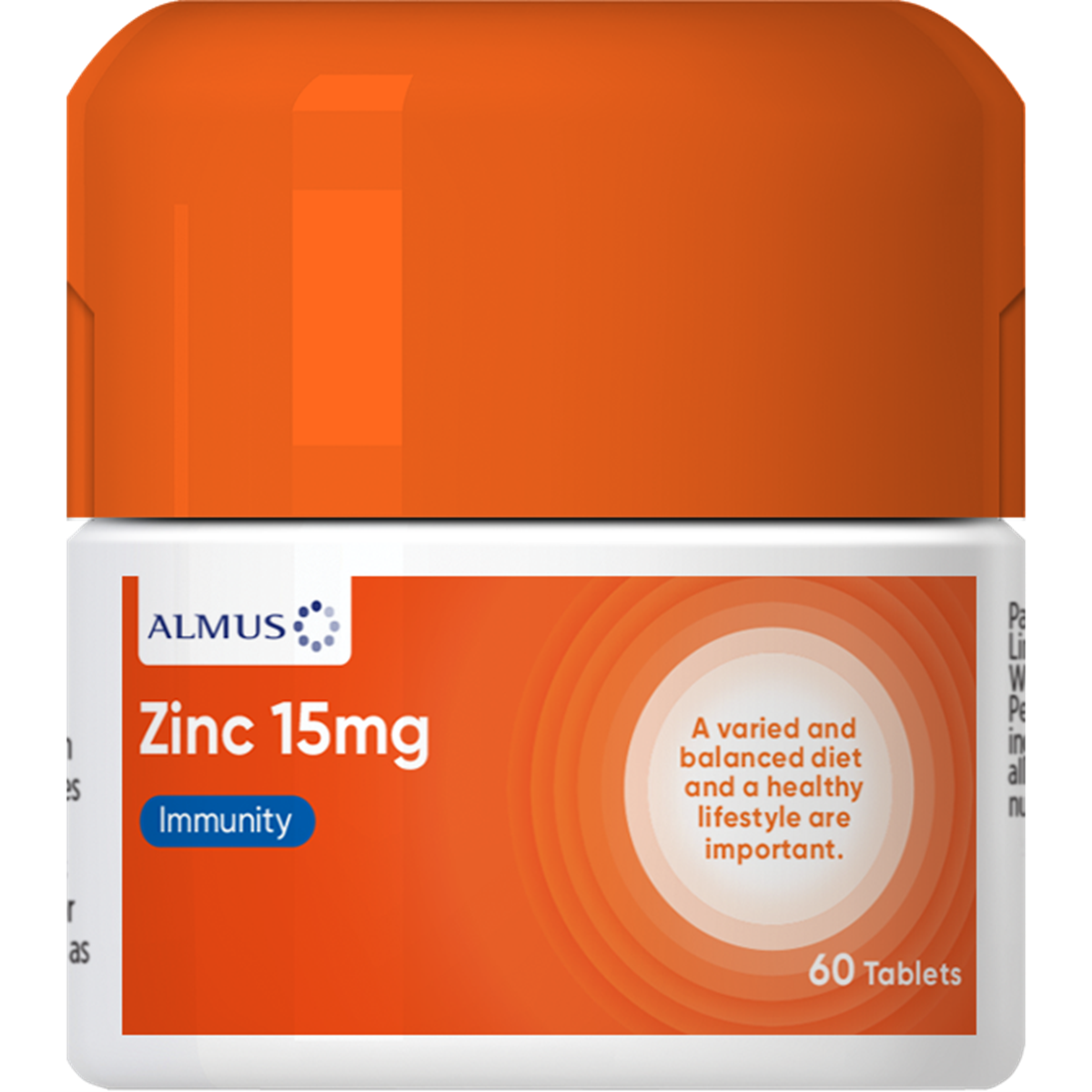 Click to view product details and reviews for Almus Zinc 15mg Supplement 60 Tablet.