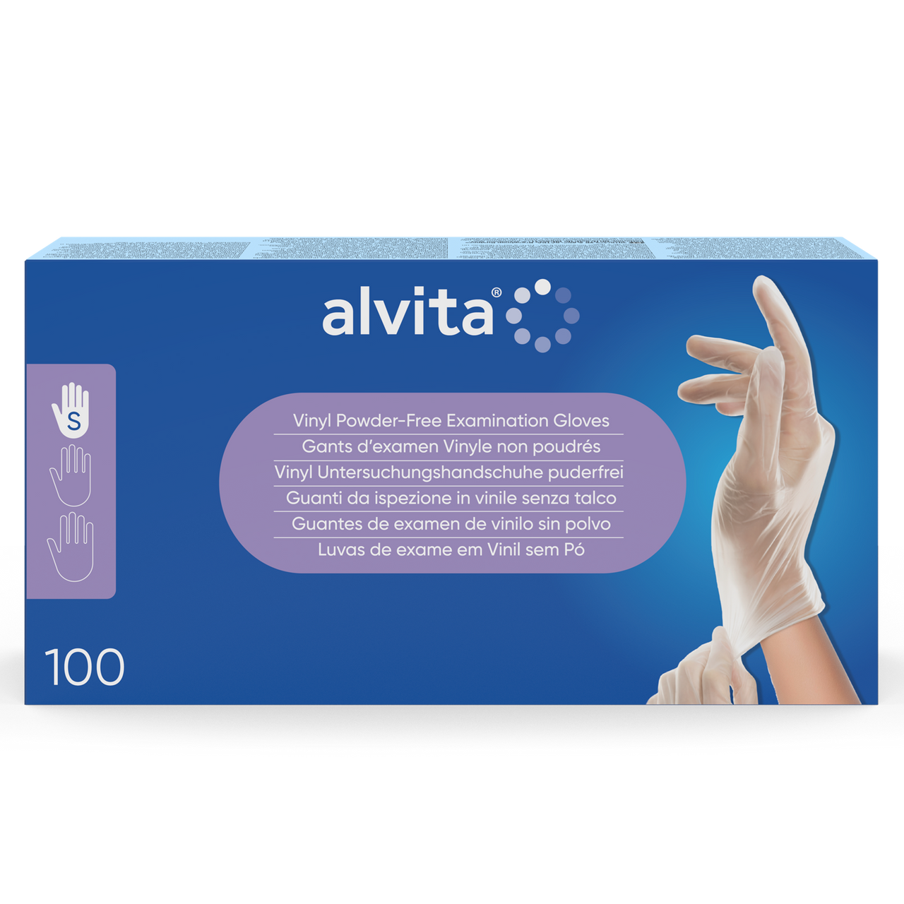 Click to view product details and reviews for Alvita Gloves Vinyl Powder Free S 100.