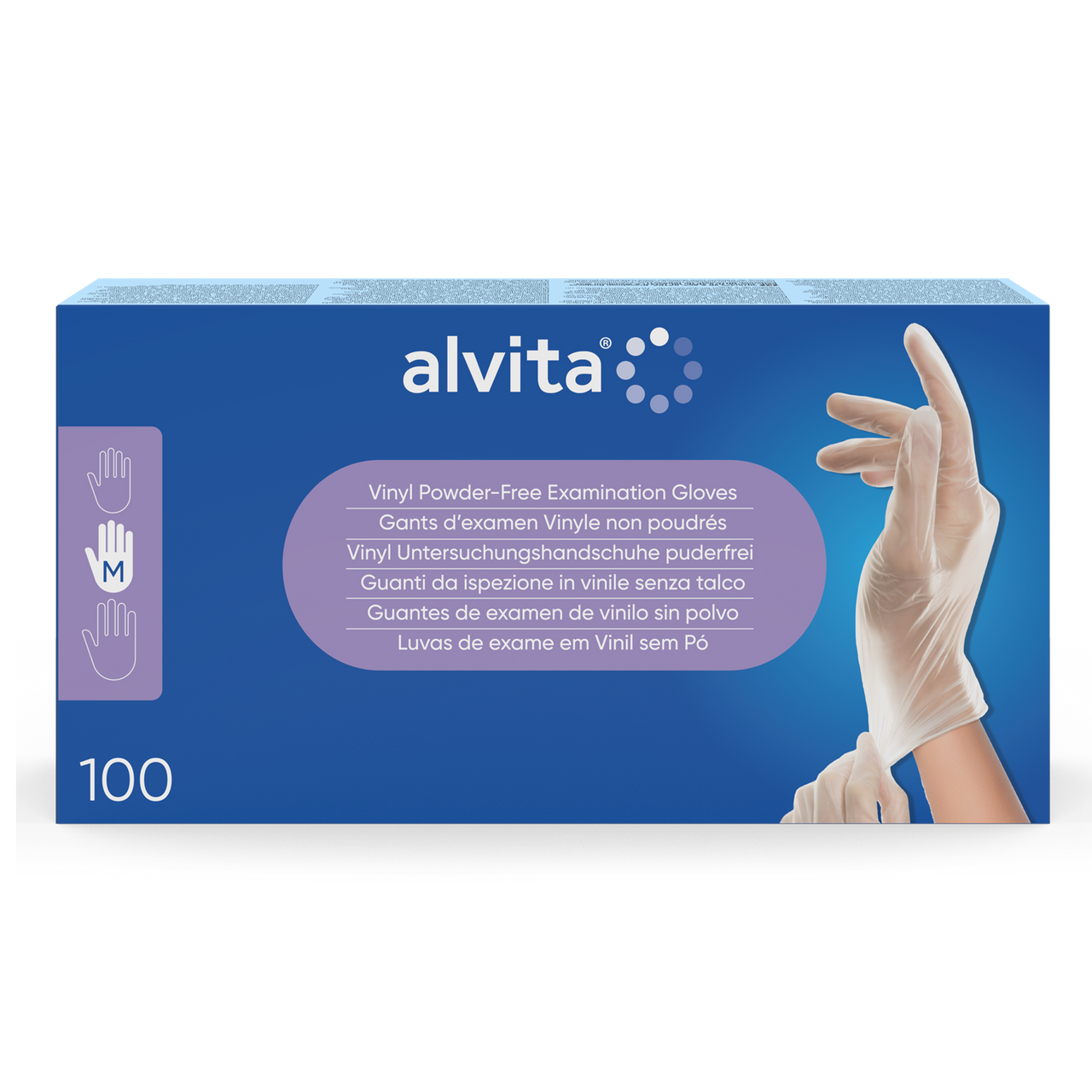 Click to view product details and reviews for Alvita Gloves Vinyl Powder Free M 100.