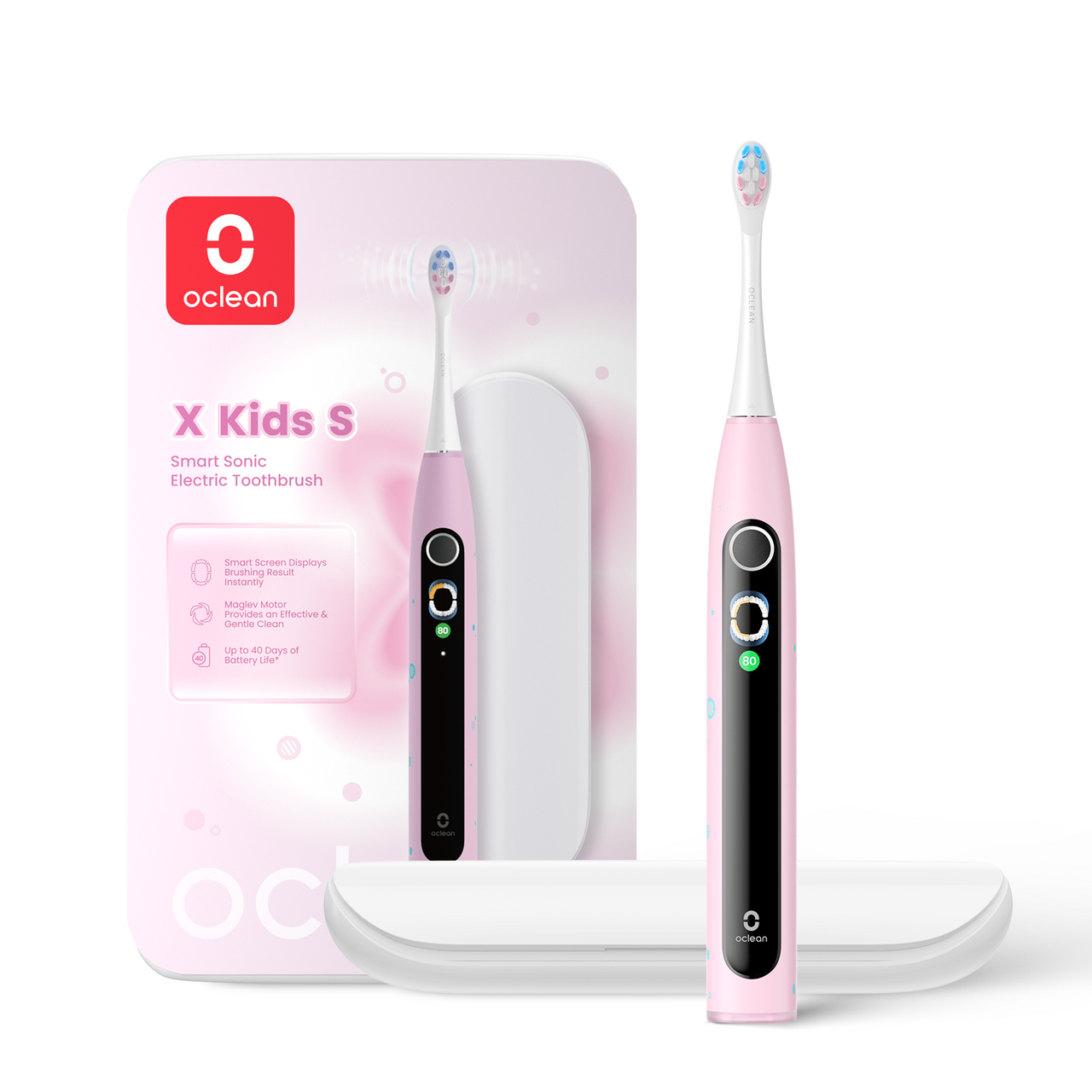 Oclean X Kids Set Electric Toothbrush Pink