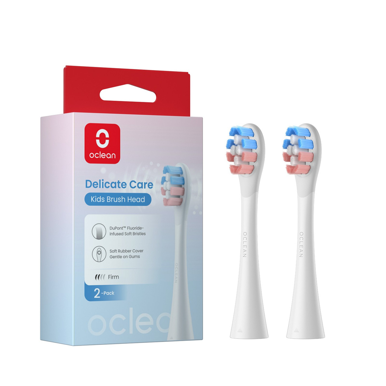 Click to view product details and reviews for Oclean Kids Brush Head 2 Pack White.
