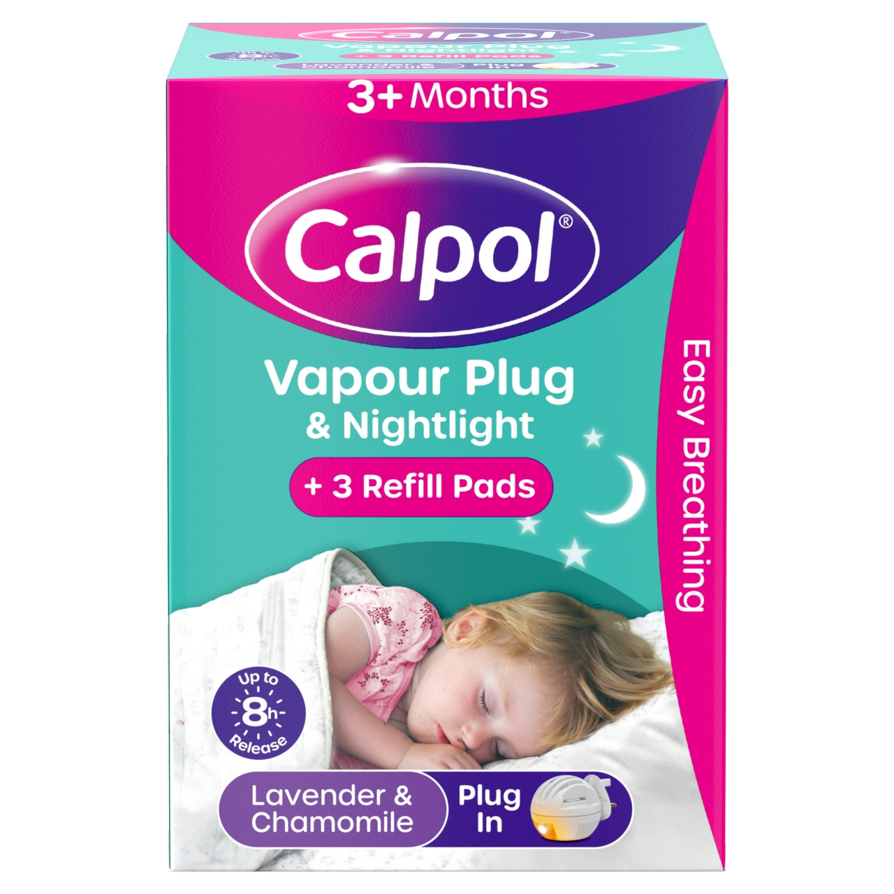 Calpol Orange Soothe & Care Vapour Plug & Nightlight 3+ Months
