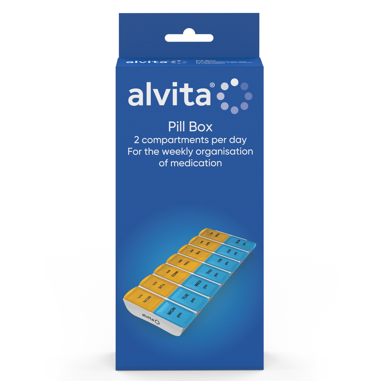 Alvita 7 Day Pill Box 1 Container