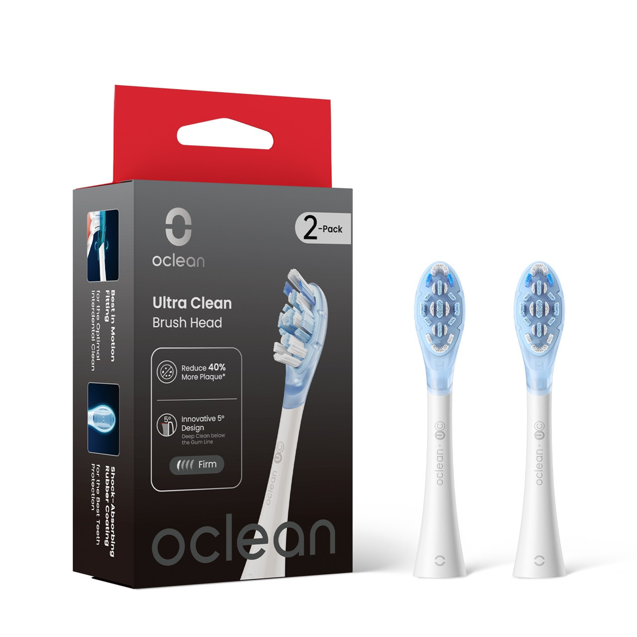 Click to view product details and reviews for Oclean Ultra Clean Brush Head 2 Pack White.