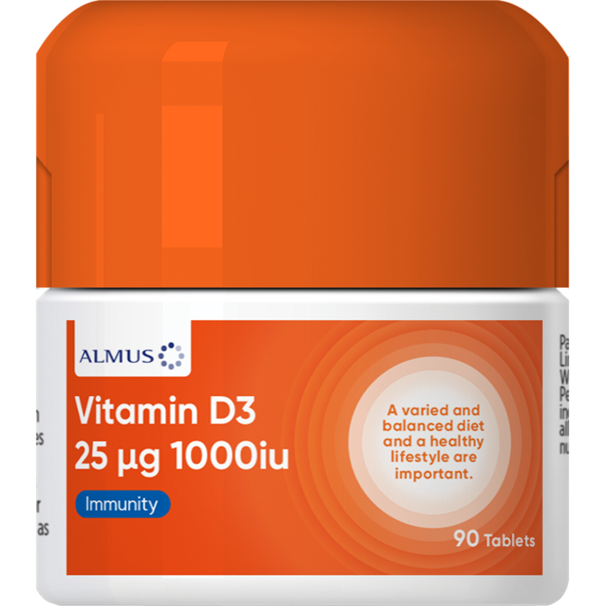 Click to view product details and reviews for Almus Vitamin D3 25ug 90 Tablet.