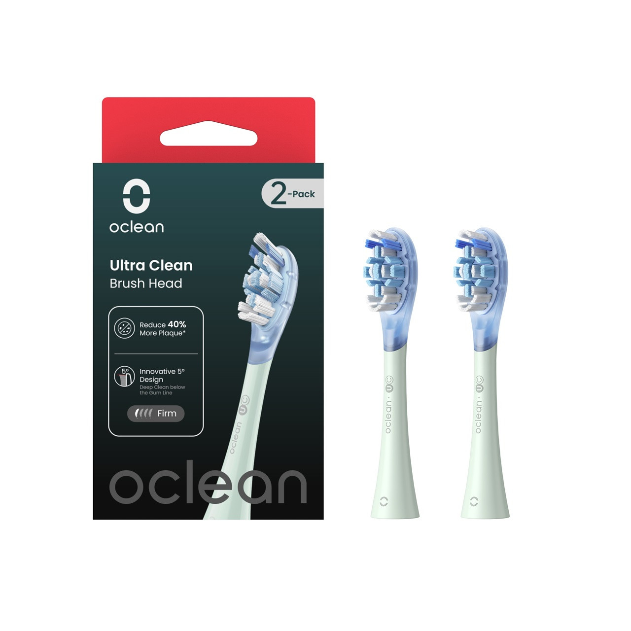 Click to view product details and reviews for Oclean Ultra Clean Brush Head 2 Pack Green. Click to view product details and reviews for Oclean Ultra Clean Brush Head 2 Pack Green.