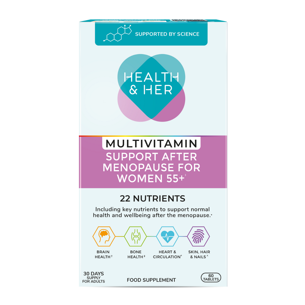 Click to view product details and reviews for Health Her Multivitamin Support After Menopause For Women 55 60 Capsules.