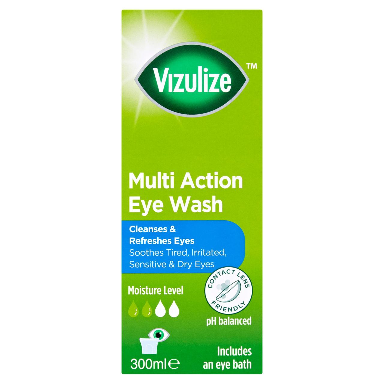 Click to view product details and reviews for Vizulize Multi Action Eye Wash 300ml.