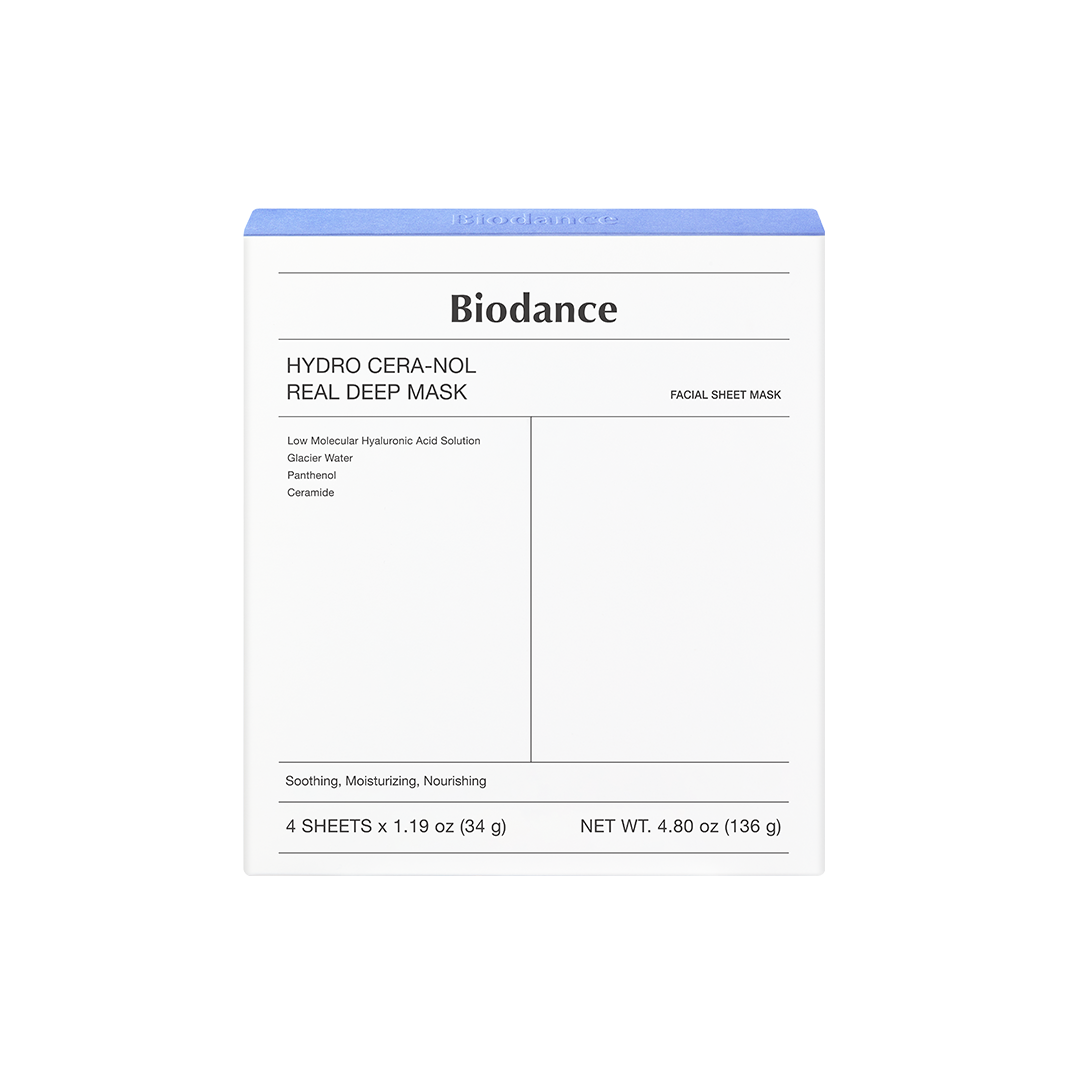 Biodance Hydro Cera-Nol Real Deep Mask 4 Sheets x 1.19oz (34g)