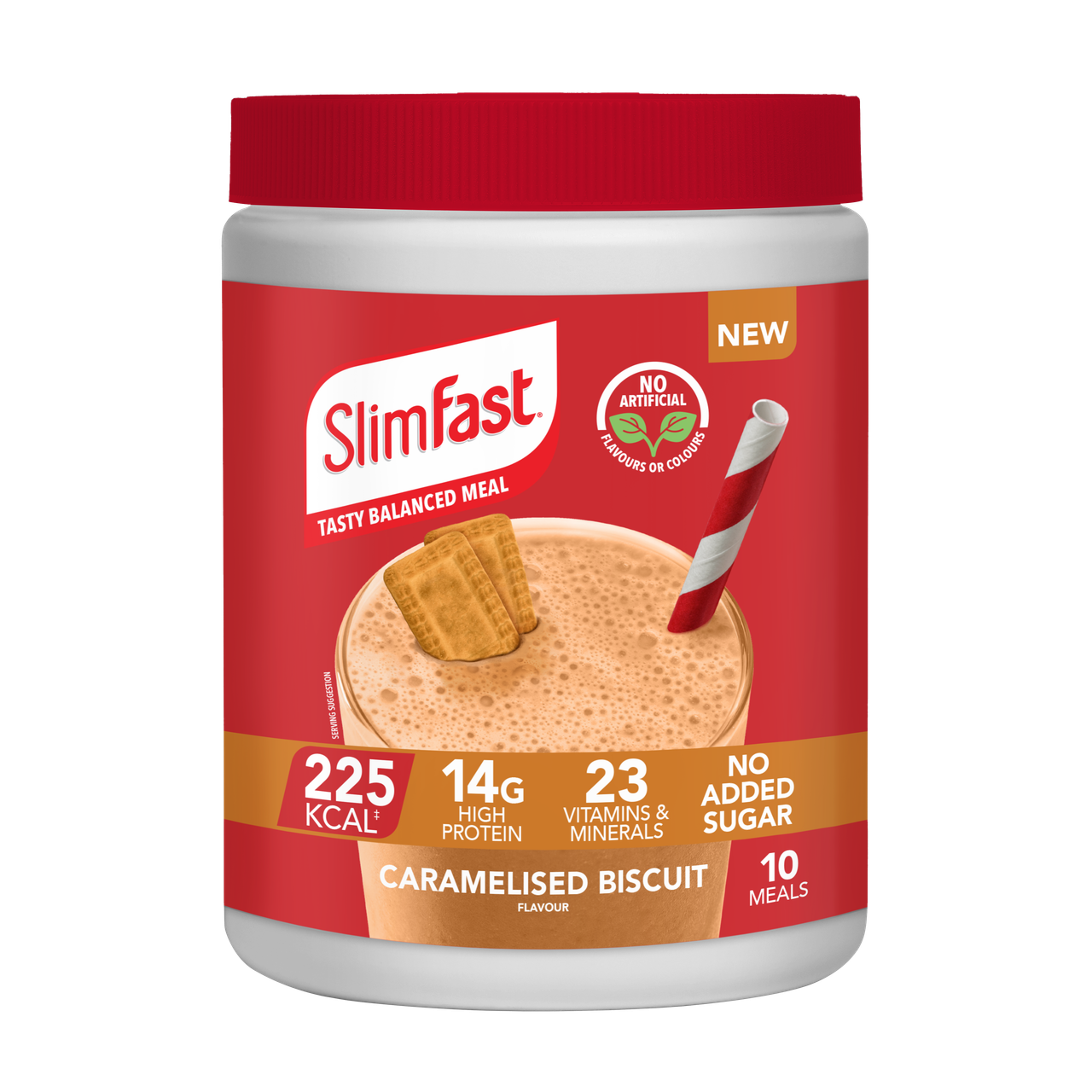 Click to view product details and reviews for Slimfast Powder Caramelised Biscuit 10 Servings 365g.