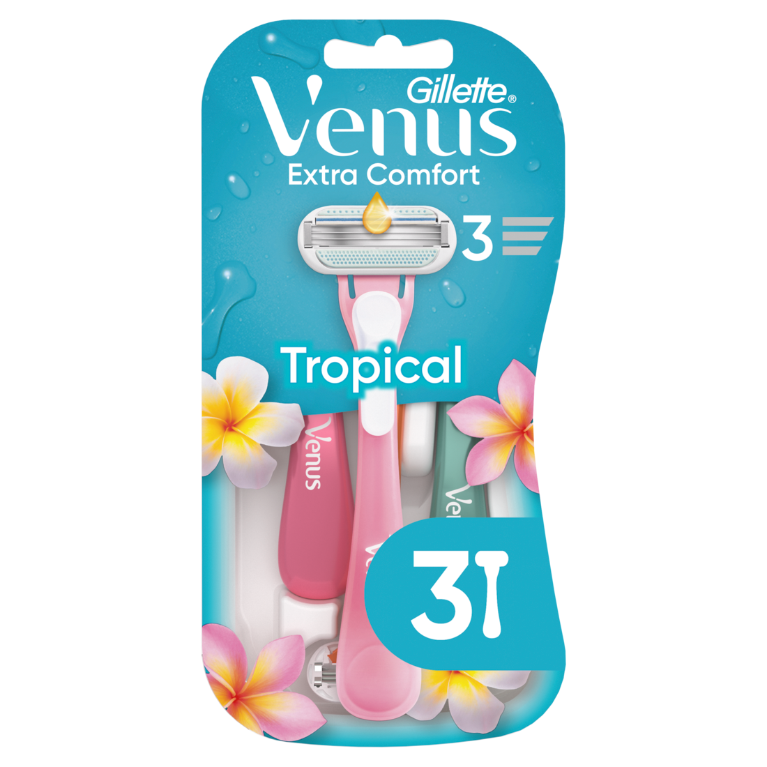 Gillette Simply Venus Tropical Razors 3 Pack