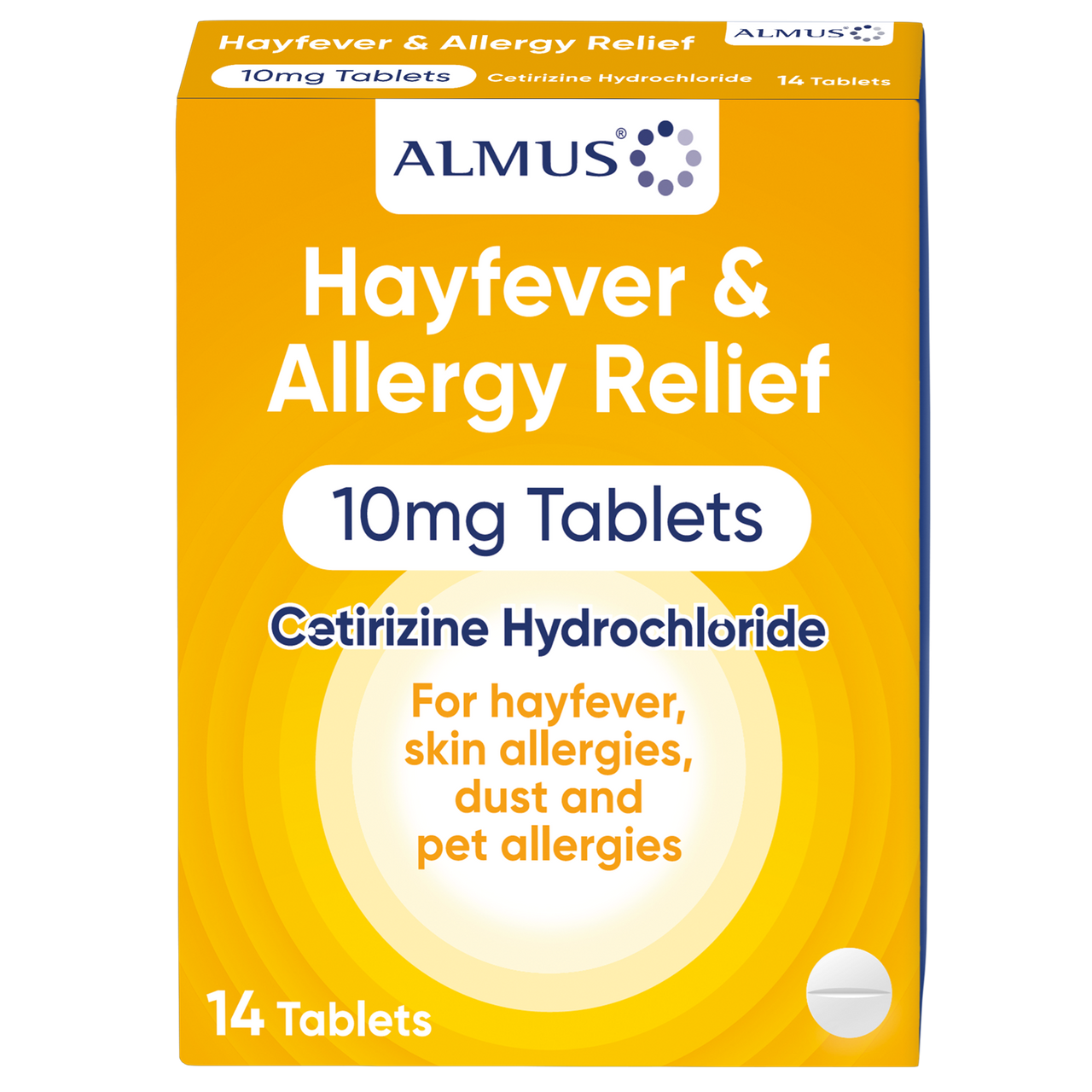 Click to view product details and reviews for Almus Hayfever Allergy Relief Cetirizine 10mg 14 Tablets.