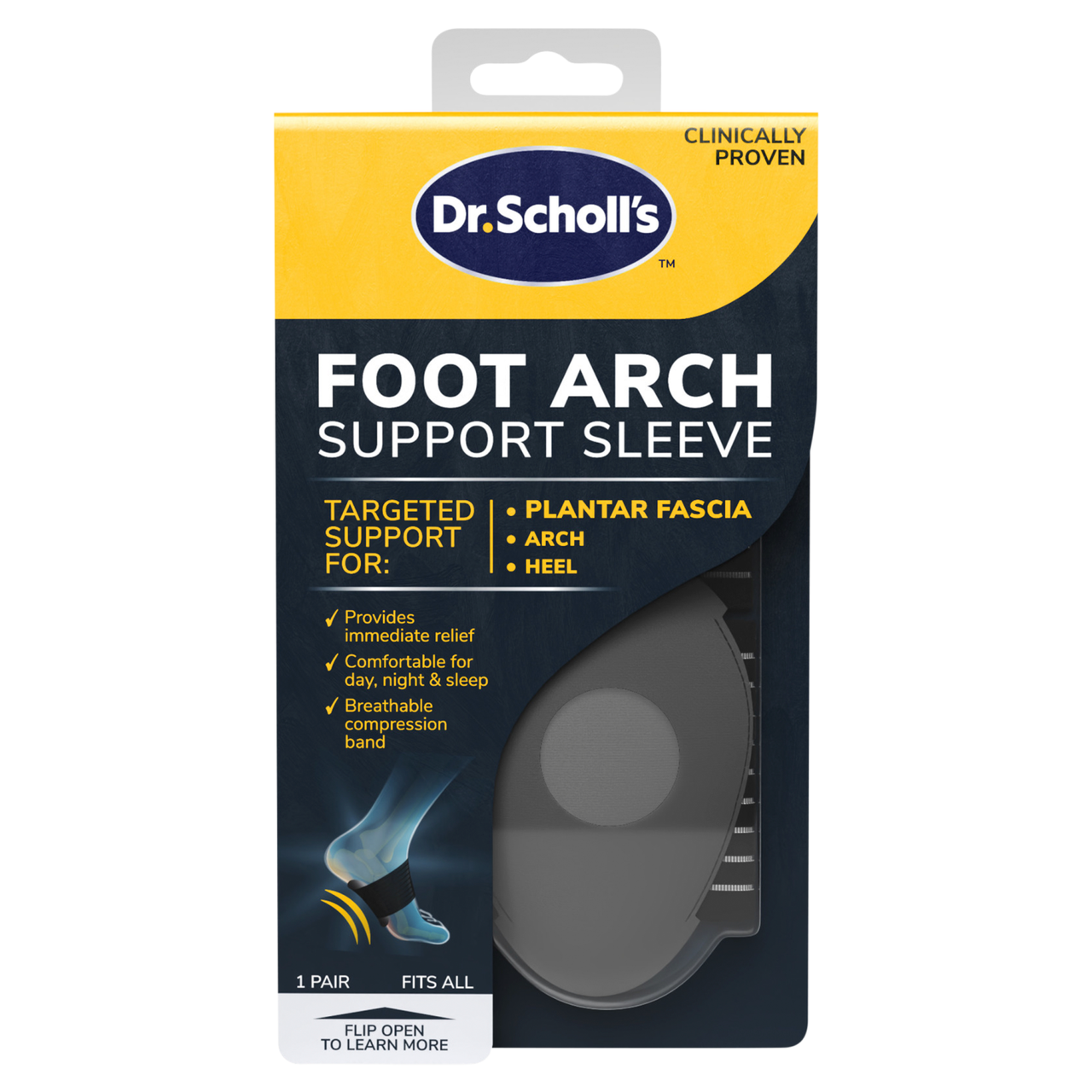 Click to view product details and reviews for Scholl Plantar Arch Sleeve 1 Pair.