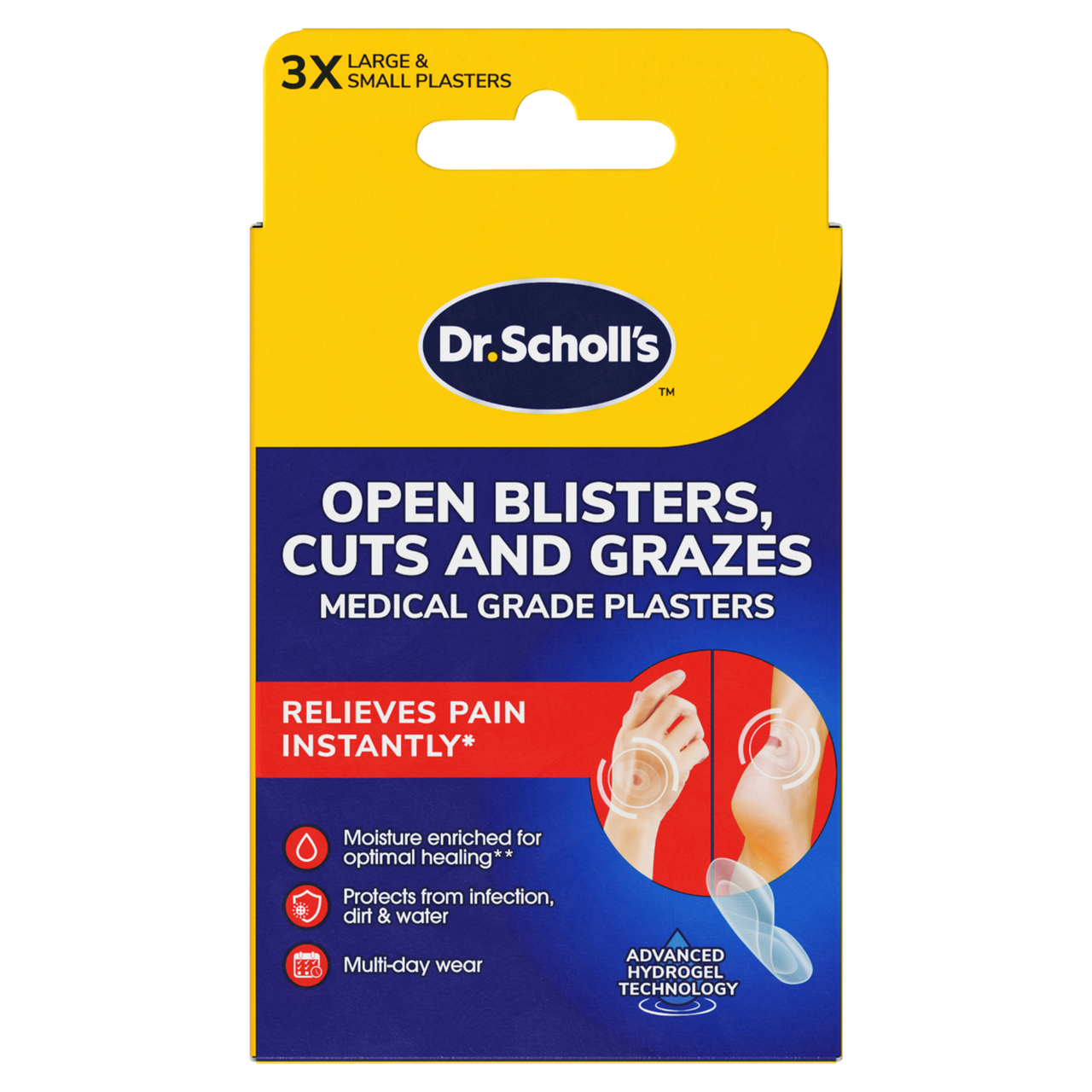 Scholl Blister Plaster Open Blisters 6 Pack