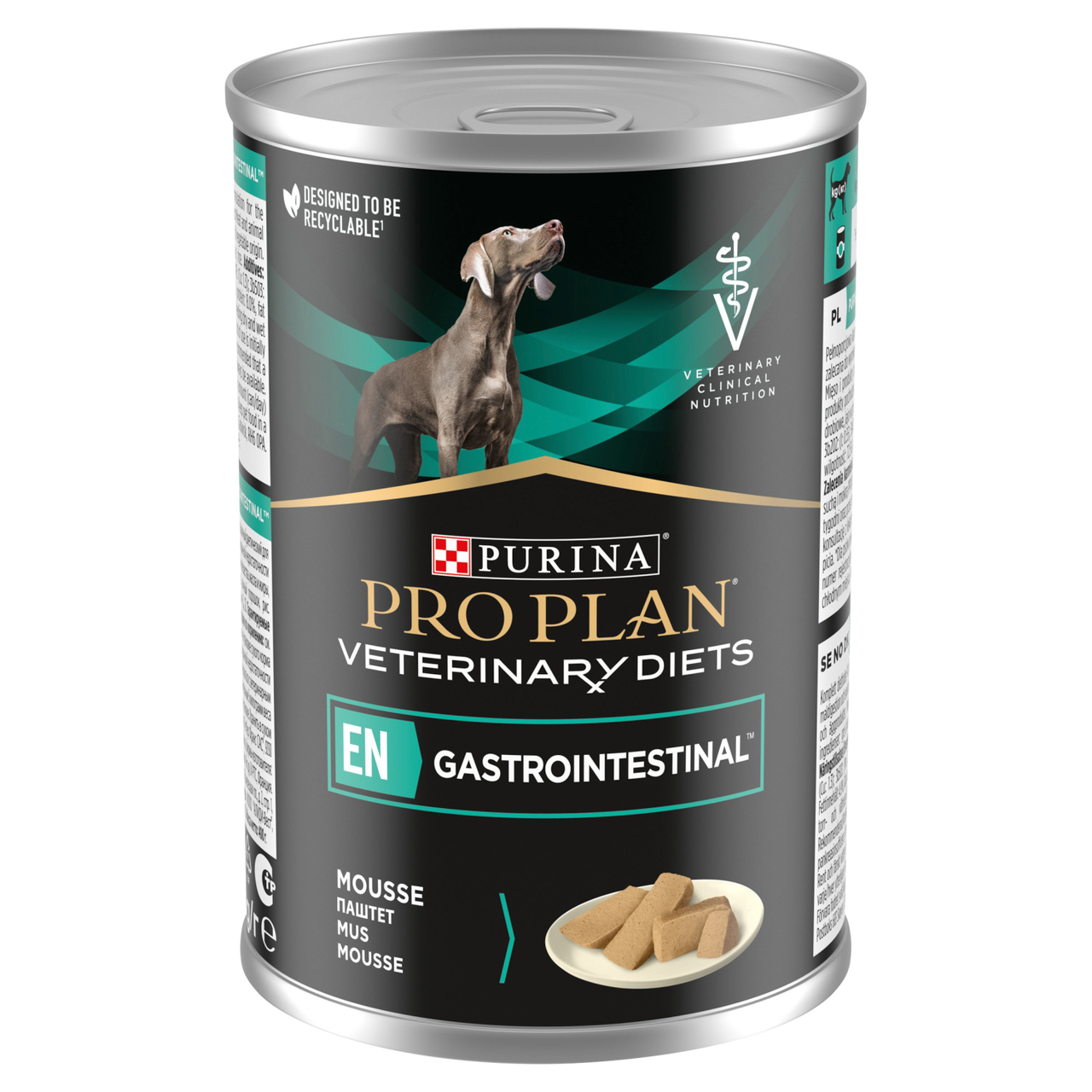 Purina Pro Plan Veterinary Diets EN Gastrointestinal Mousse Wet Dog Food 12x400g