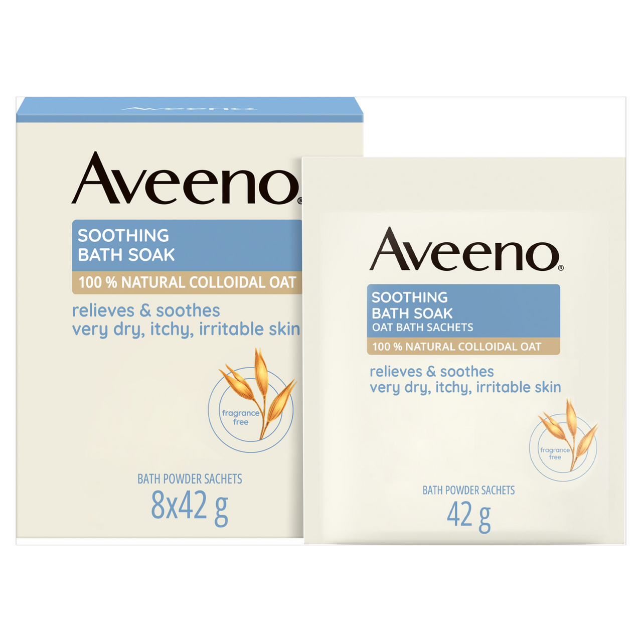 Click to view product details and reviews for Aveeno Soothing Bath Soak Unscented Sachets 8 X 42g.