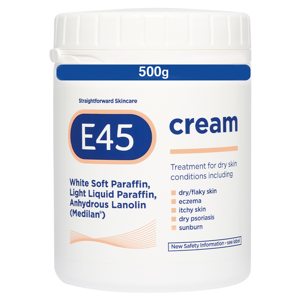 E45 Moisturiser Cream 500g