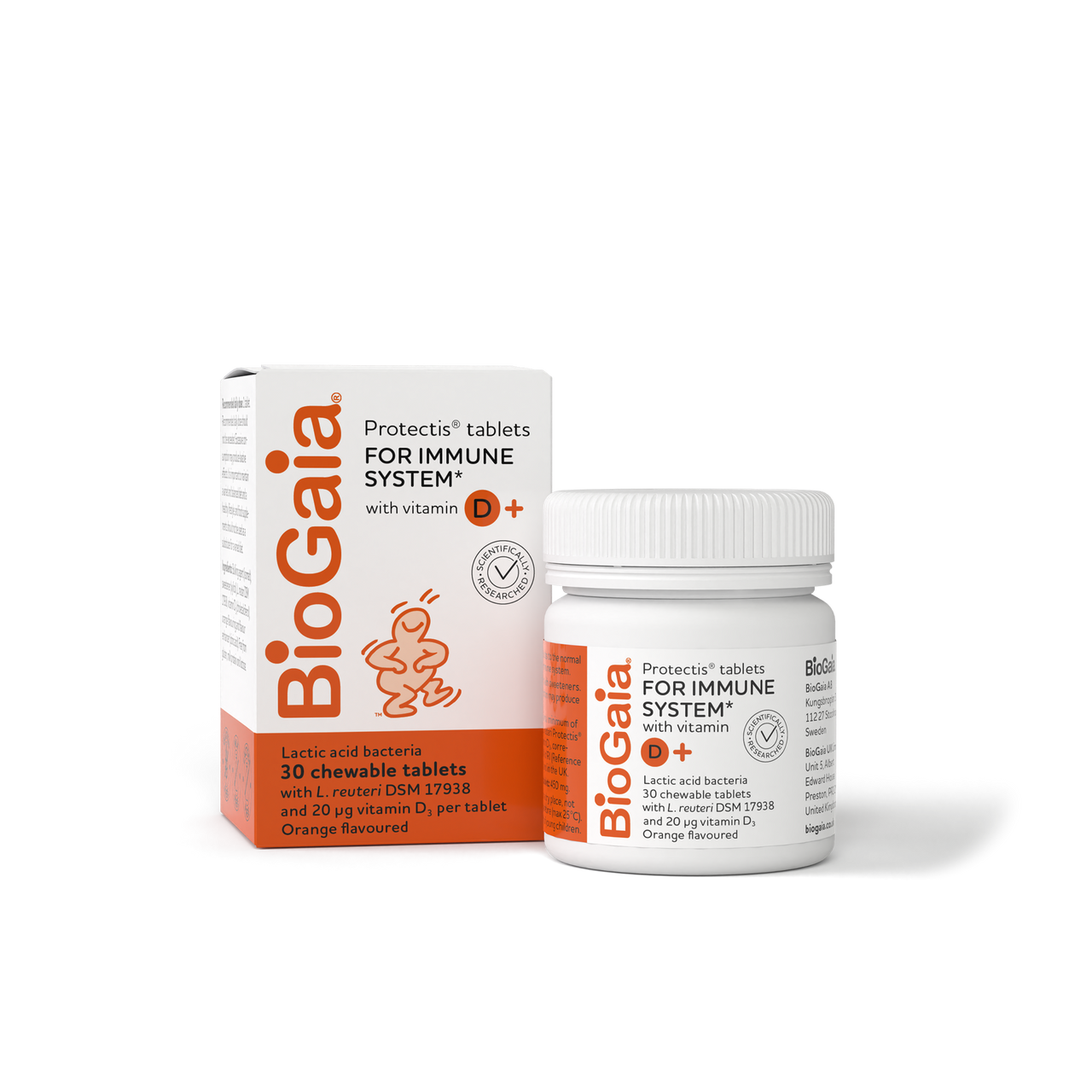 Click to view product details and reviews for Biogaia Protectis Orange Vitamin D3 20 Mcg 30 Chewable Tablets. Click to view product details and reviews for Biogaia Protectis Orange Vitamin D3 20 Mcg 30 Chewable Tablets.