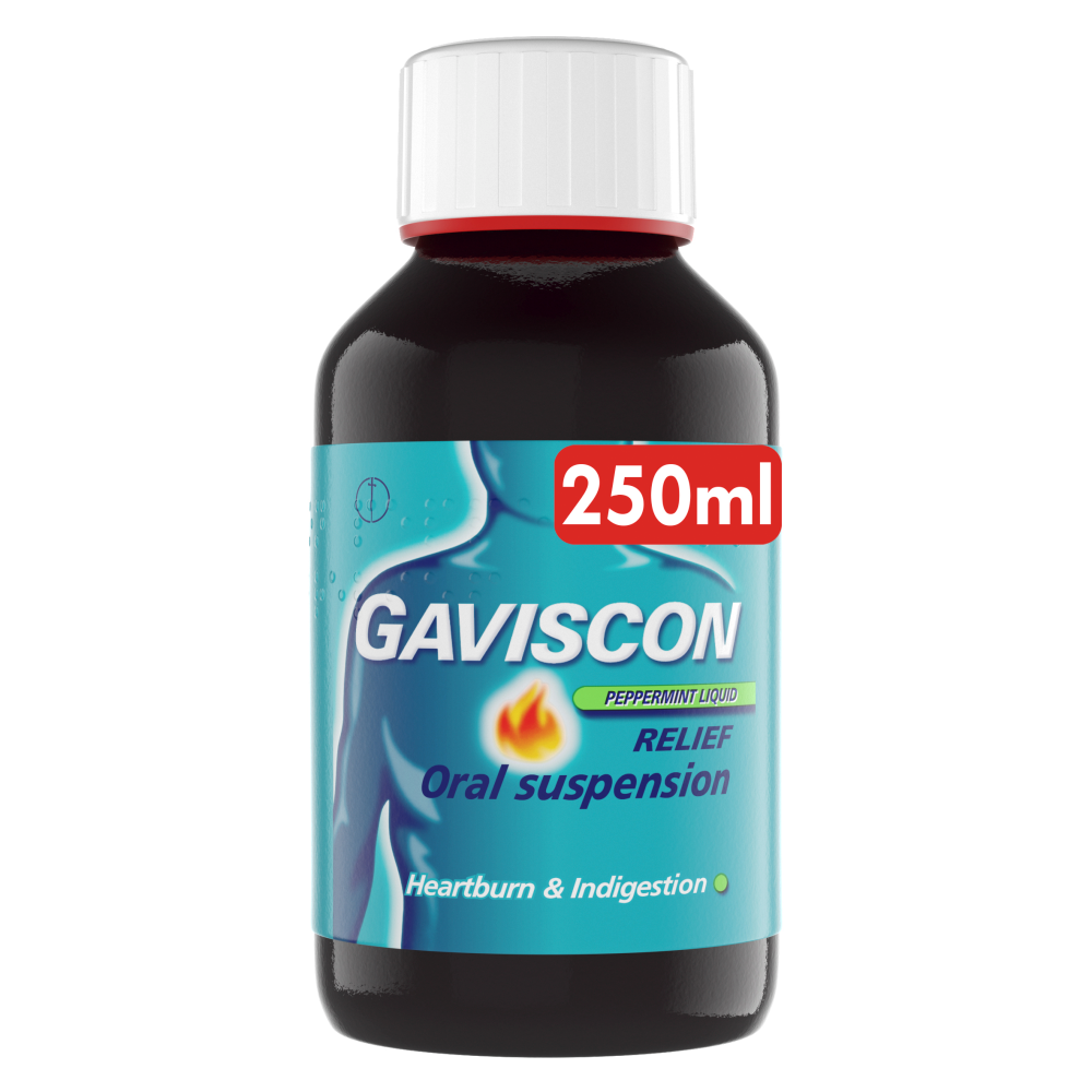 Click to view product details and reviews for Gaviscon Liquid Peppermint 250ml.