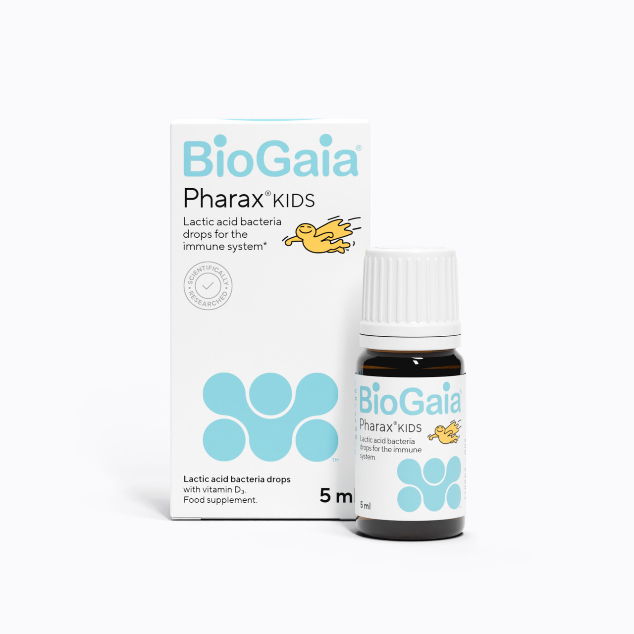 Click to view product details and reviews for Biogaia Pharax Kids Drops With Vitamin D3 5 Mcg 5ml.