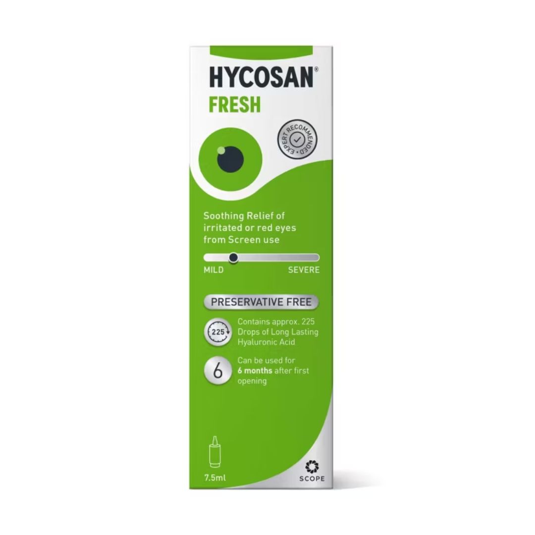 Click to view product details and reviews for Hycosan Fresh Eye Drops 75ml.