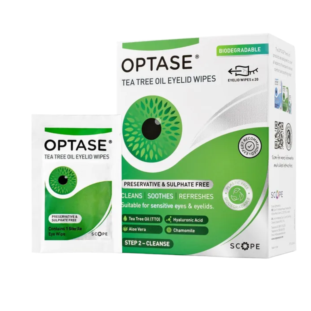 Click to view product details and reviews for Optase Tea Tree Oil Lid Wipes 20 Pack.