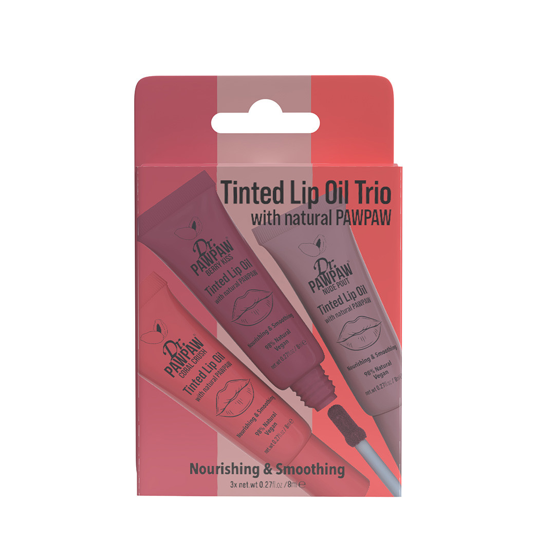 Click to view product details and reviews for Drpawpaw Tinted Lip Oil Trio 8ml X 3. Click to view product details and reviews for Drpawpaw Tinted Lip Oil Trio 8ml X 3.