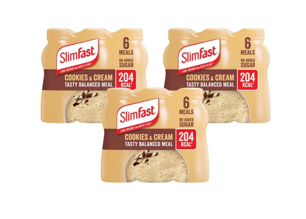 SlimFast Cookies & Cream Ready to Drink 9 Day Supply 3 Packs