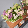 Birthday flowers, Fresh floral basket, Pastel rose basket