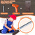 KidEwan Kids Tool Set with Electric Toy Drill, Pretend Play Construction Overall