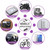 BOENFU Torx Screwdriver Set 13 PCS Heavy Duty Security Purple 