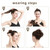 BARSDAR 100% Human Hair Bun, Blonde Hair Messy Bun Extensions Human Hair Bun