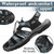 GRITION Mens Outdoor Hiking Sandals Closed Toe Waterproof Fisherman Walking