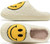Smiley Face Slippers Happy Face Slippers Cozy Comfy Slippers Lady Sz 7.5-8.5