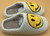 Smiley Face Slippers Happy Face Slippers Cozy Comfy Slippers Lady Sz 7.5-8.5