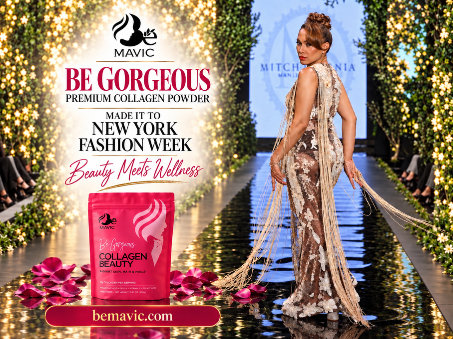  New York Fashion Week with Be Gorgeous Premium Collagen Powder
