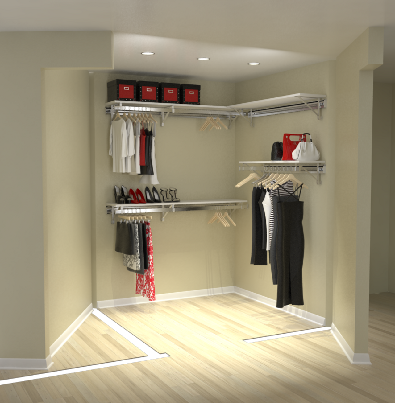 Arrange a Space RCMCY Select Closet Organizer System Top and