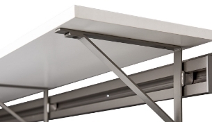 Arrange a space shelving