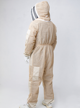 Apiarist  TripleGuard beekeeping suit with durable mesh hood and patterned fabric Back look