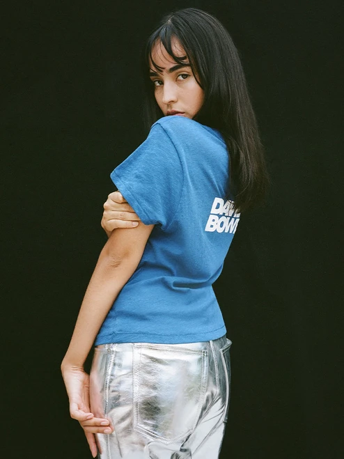 Let’s Dance Tee - Blue, model shot