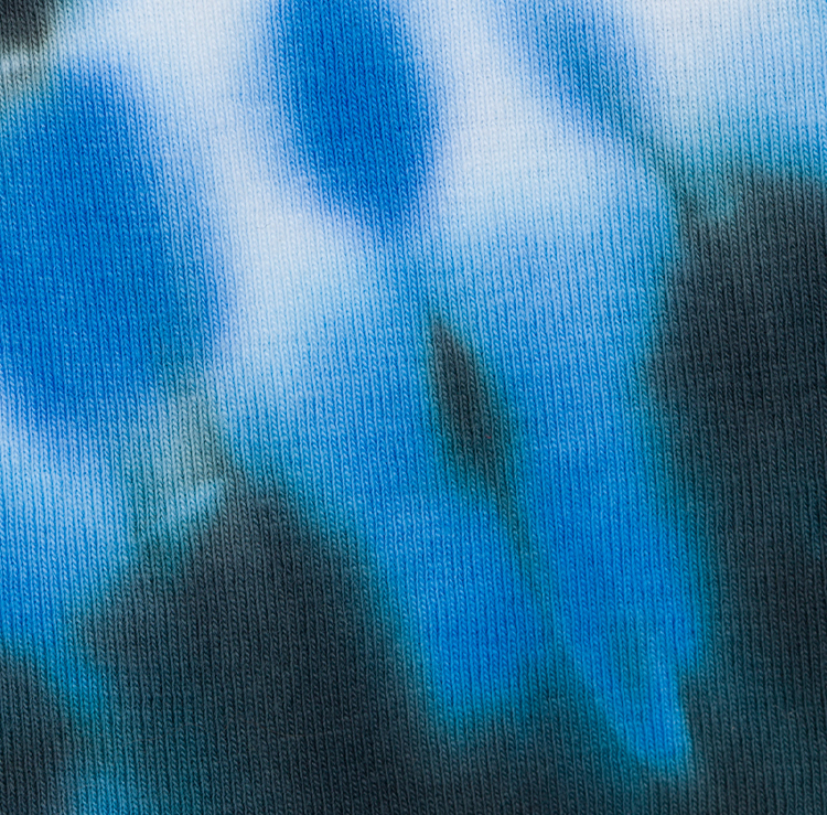 Réal Tie Dye Logo Tee - Lagoon